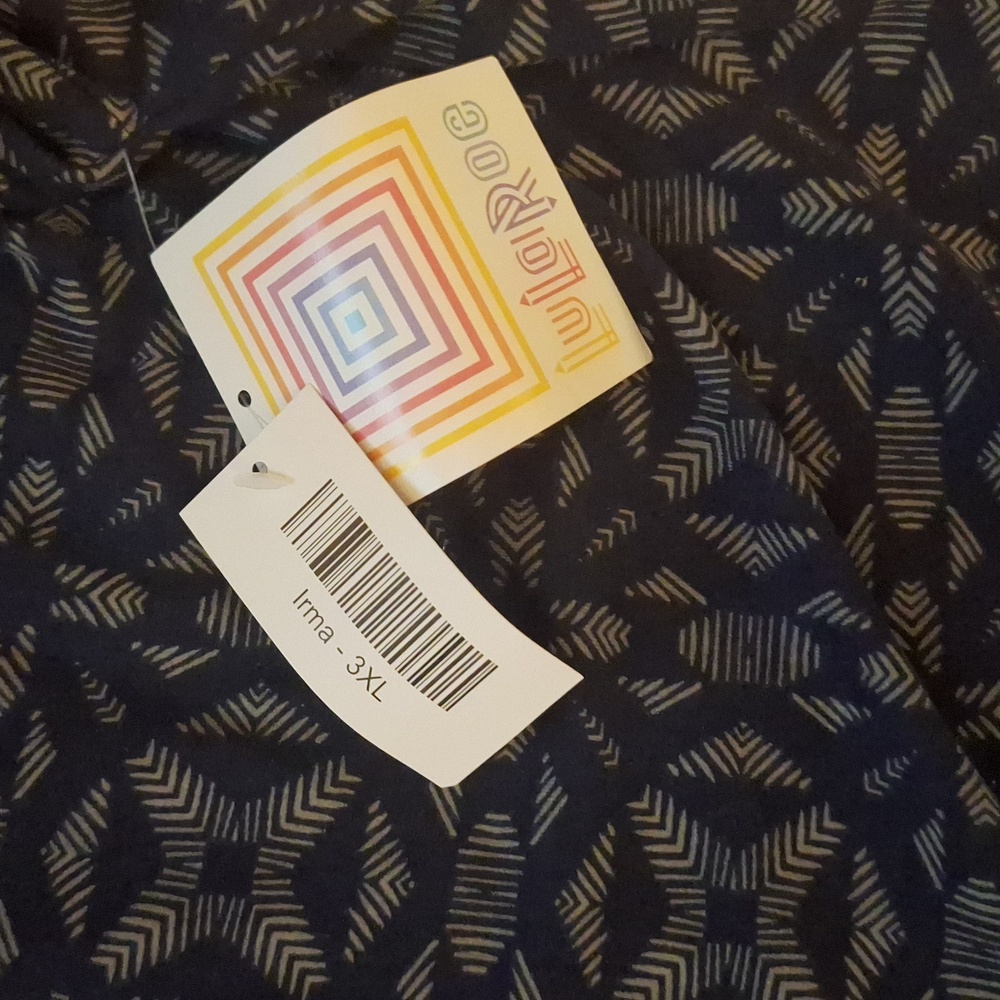 3xl Lula Roe geometric shape shirt